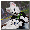 Eurofurence 2014 fursuit photoshoot. Preview picture of EarthY, Whitey Lynx